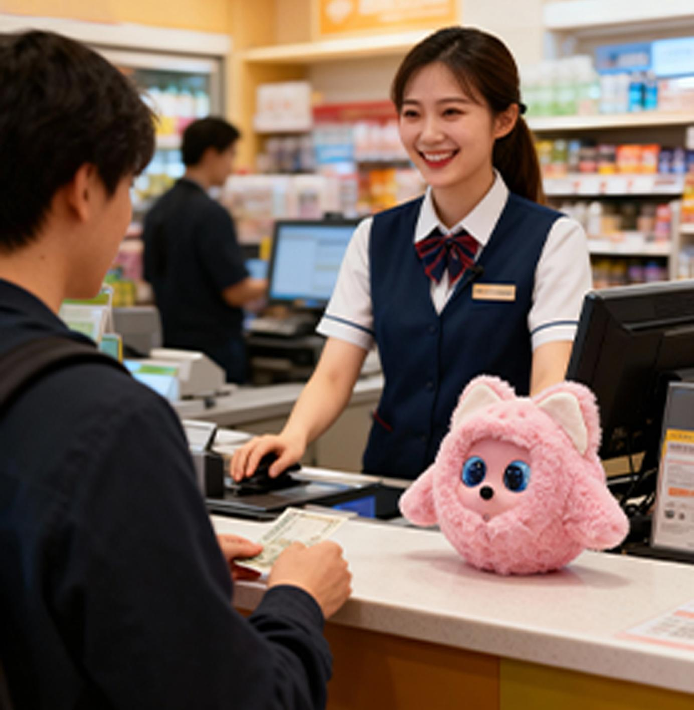 Kbao welcoming visitors at a mall